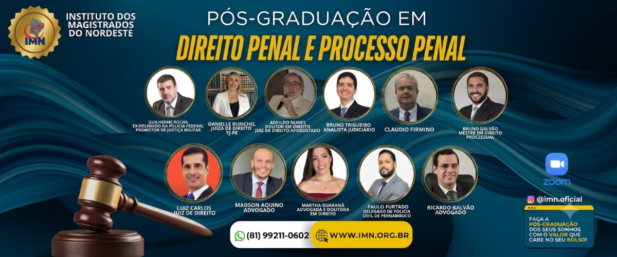 Pós-Graduação em Direito Penal e Processo Penal - 17ª Turma
