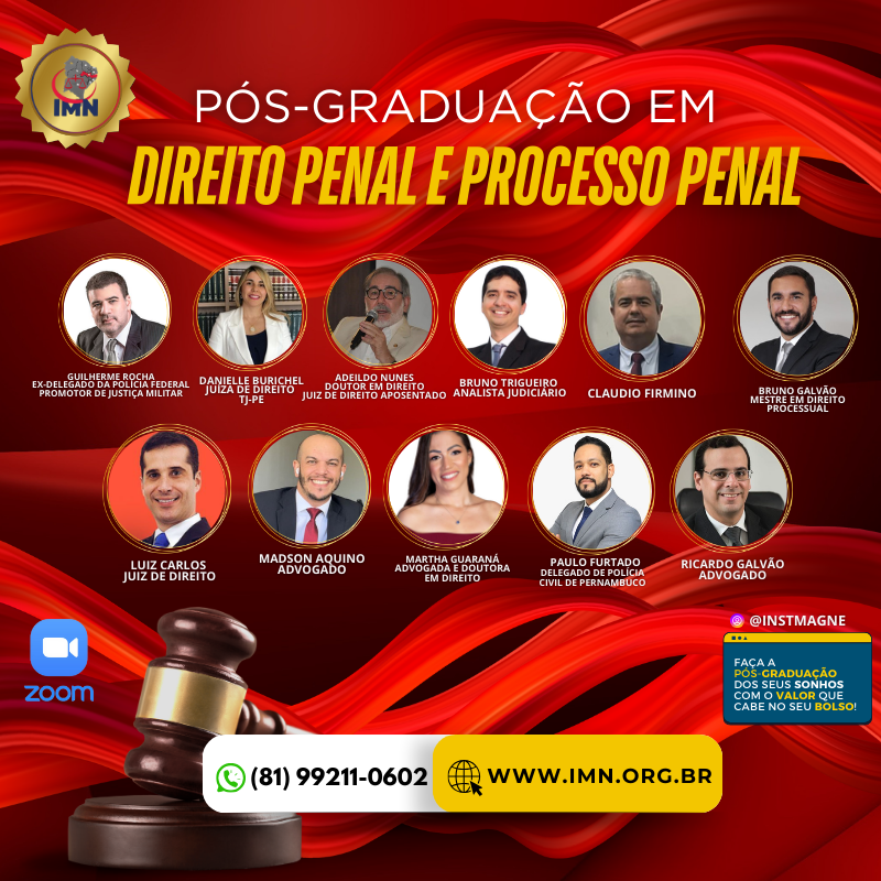 Pós-Graduação em Direito Penal e Processo Penal - 15ª Turma