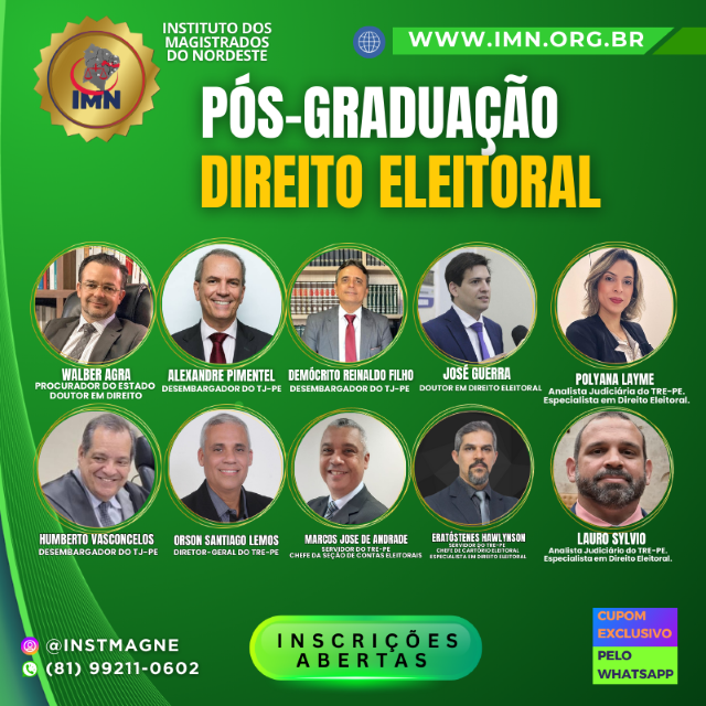 Pós-Graduação em Direito Eleitoral (2ª Turma)